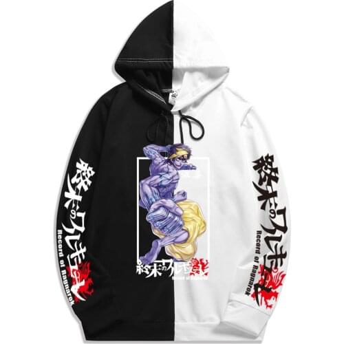 Men Anime Record Of Ragnarok Hoodie Summer Hoodie Print Double Color Hoodies Pullover Sweatshirt Harajuku Thin Clothing Cosplay