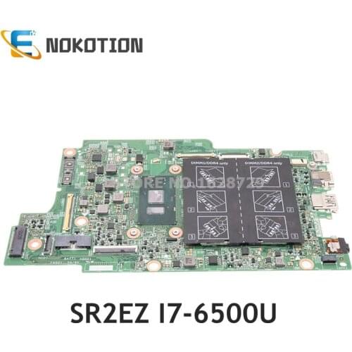 NOKOTION CN-0809FW 0809FW 809FW For DELL Inspiron 7778 Series Laptop Motherboard DDR4 SR2EZ i7-6500U CPU