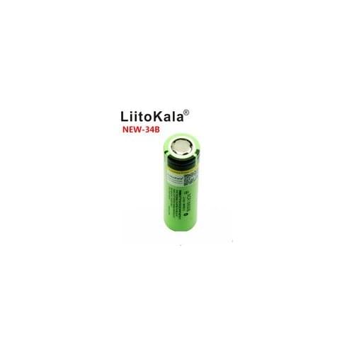 300PCS liitokala 18650 battery original NCR18650B 3.7V 3400 mah rechargeable lithium battery for flashlight battery