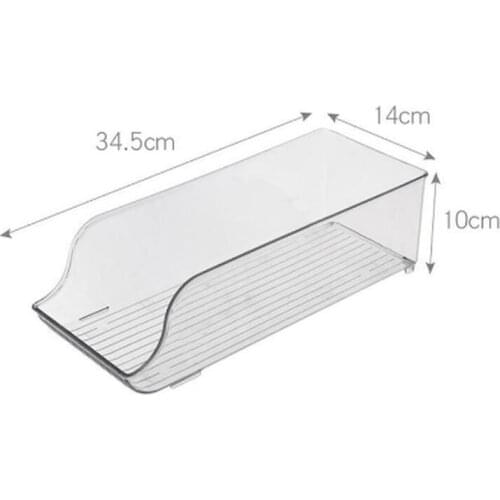 Plastic Rectangle Crisper Food Storage Box Thicken Stackable Fruit Storage Box Container Box for Kitchen Home Refrigerator ZM828