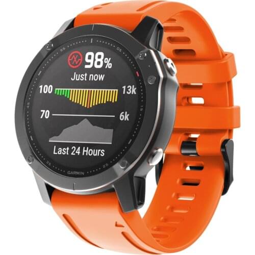 For Garmin Fenix 6s/Fenix 6s Pro/Fenix 5s/Fenix 5s Plus 20MM Easyfit Sport Silicone Rubber Watch Band Strap For Fenix 6s/6s Pro