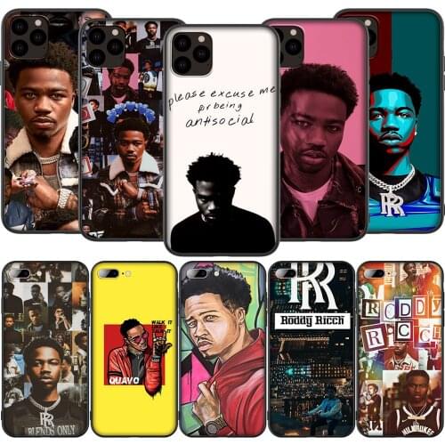 Lavaza K117 Roddy Ricch Silicone Soft Case for iPhone 12 Mini 11 Pro XS Max XR X 8 7 6 6S Plus 5 5S SE 2020