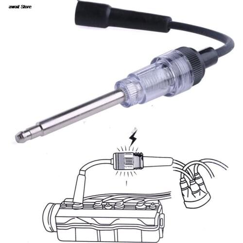 Spark Plug Ignition System Coil Engine In Line Auto Diagnostic Tester Ignition Test Tool Black