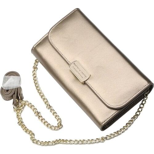 DIKEDAKU Baellerry Women Wallet Leather Purse Edition Multifunctional Zipper Hand Grip Bag Oneshoulder Cross Body Bag for Ladies