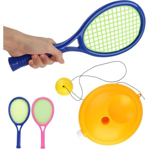 Tennis Training Aids Base With Elastic Rope Ball Practice for Children Beginners Student Tennis Training Sports Practice Device