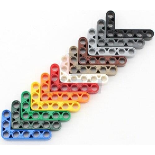 High-Tech Parts 3x5 L-Shape Thick Liftarm 32526 Race Off-Road Construction Vehicles Model EV3 Set Bulk Accessory Building Blocks