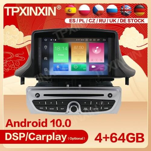 2 Din Carplay Android Radio Receiver For Renault Megane 3 Fluence 2009 2010 2011 2012 2013 2014 2015 GPS Navi Recorder Head Unit