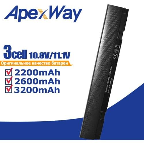 2200mAh 3 cells 11.1v Laptop Battery for Asus Eee PC X101CH X101H X101 X101C A31-X101 A32-X101