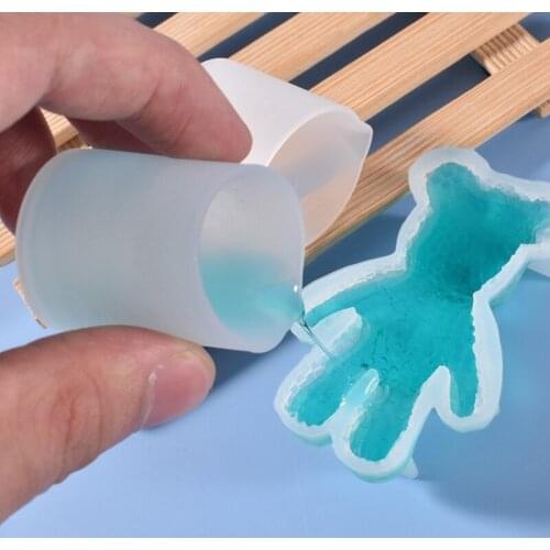 30ML Silicone Measuring Cup Handmade DIY Jewelry Making Tools Measure Accessory