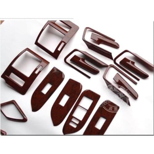 ABS Chrome Air Condition Outlet Vent Frame Cover Trim for Toyota Land Cruiser Prado 150 2014 2019 Accessories