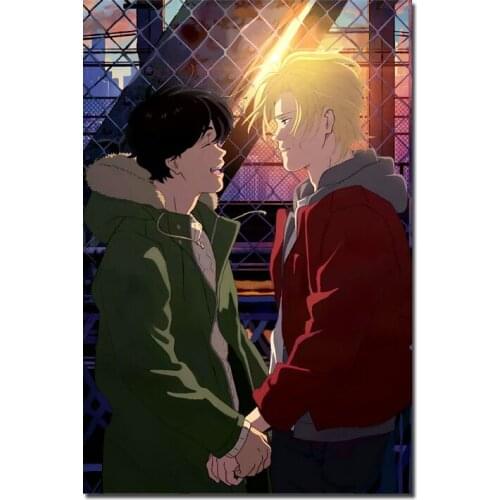 Banana Fish Japanese Anime Cartoon Art Prints Silk Canvas For Wall Pictures Room Decoration-009