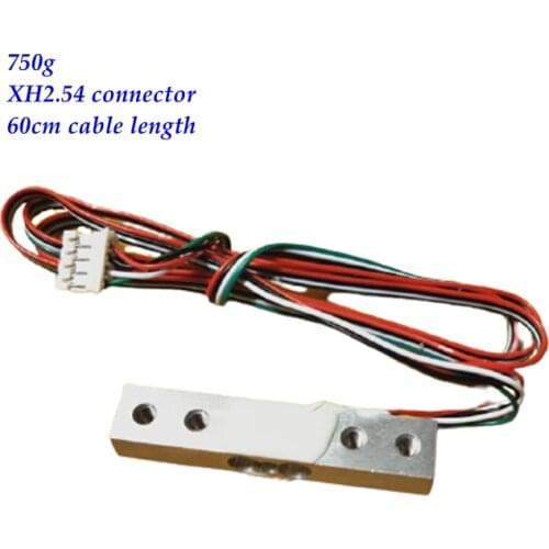 750g Load Cell Weight sensor Electronic Scale Aluminum Alloy Weighing Sensor micro XH2.54 connector
