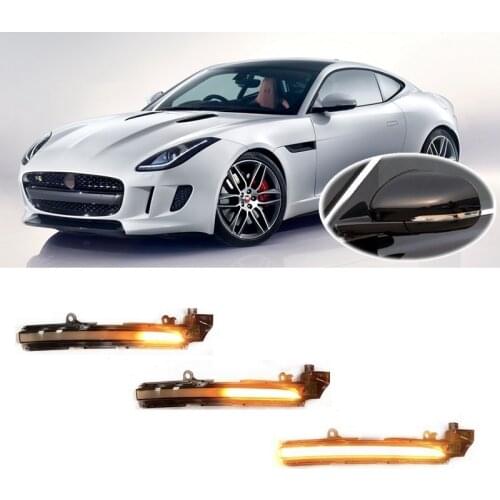 For Jaguar F-TYPE X152 2013 2014 2015 2016 2017 2018 2019 2020 Dynamic LED Blinker Indicator Mirror Turn Light Signal Repeater