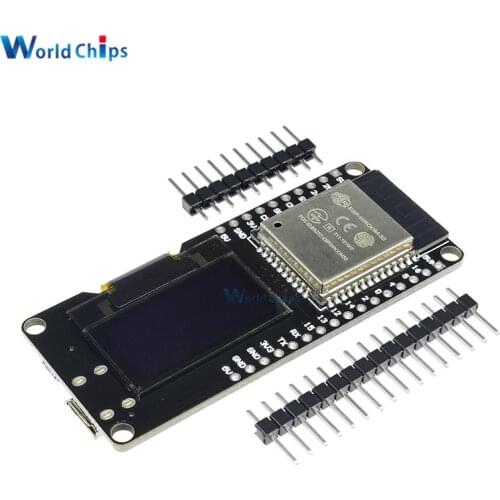 ESP32 ESP-WROOM-32 0.96" Inch OLED Display 2.4GHz WiFi Bluetooth Dual Mode Development Board Module for Arduino Wemos D1 AP STA