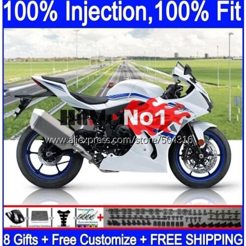 Injection OEM For SUZUKI GSXR1000 L7 L8 GSXR 1000 2017 2018 2019 116MC.8 GSXR-1000 pearl white K17 GSX-R1000 17 18 19 Fairing