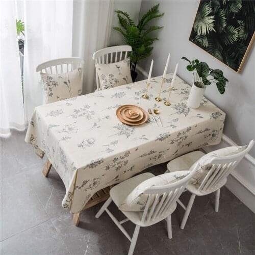 Creative Bee Flower Printed Tablecloth Party Wedding Dining Table Cloth Home Decor