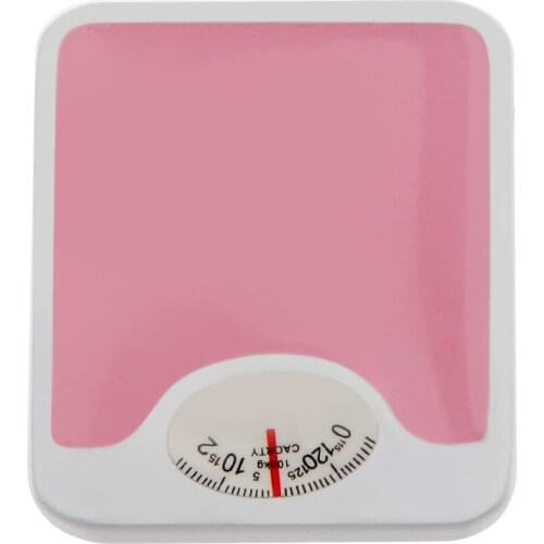 Unisex 1:12 Scale Dolls House Miniature Weight Scale Pink Doll House Miniatures Accessories for Dollhouse Decoration Dolls Lover