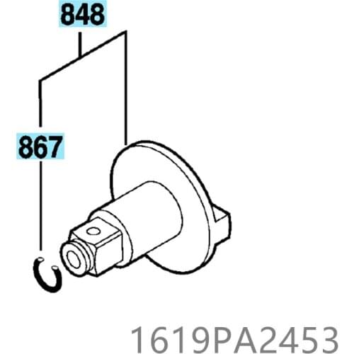 ANVIL ASSEMBLY Tooling fixture For BOSCH GDS18E 1619PA2453 Power Tool Accessories Electric tools part
