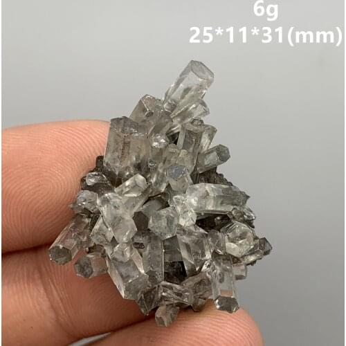 Very rare! 100% natural Six side column shape Transparent Calcite mineral specimen stones and crystals healing crystals quartz