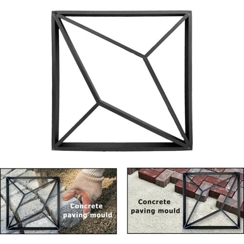 Plastic DIY Paving Mould Home Garden Road Path Concrete Stepping Stone Maker Walkway Pavement Brick Mold