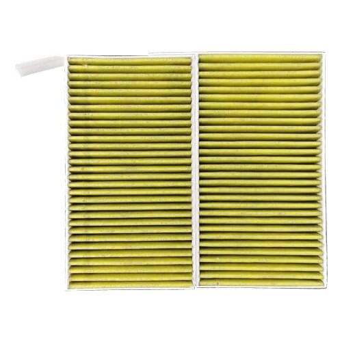 CABIN FILTER 2Pcs For Tesla MODEL 3 EV5YJ3 EVAWD5YJ3 2019 Car Air Conditioning Filter Activated Carbon Remove PM2.5