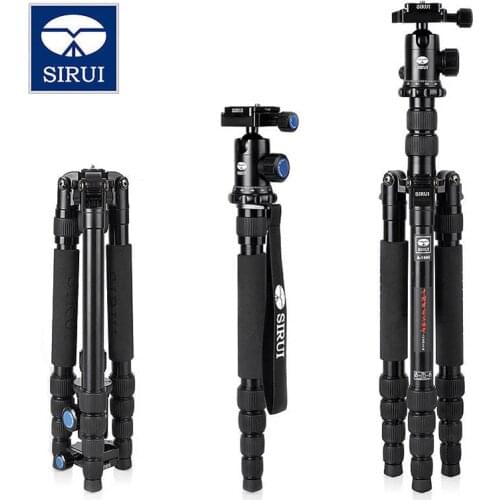 Sirui A1005 Travel Camera Tripod Lightweight Aluminum Tripod For DSLR SLR Canon Nikon Sony Olympus DV with Carry Bag