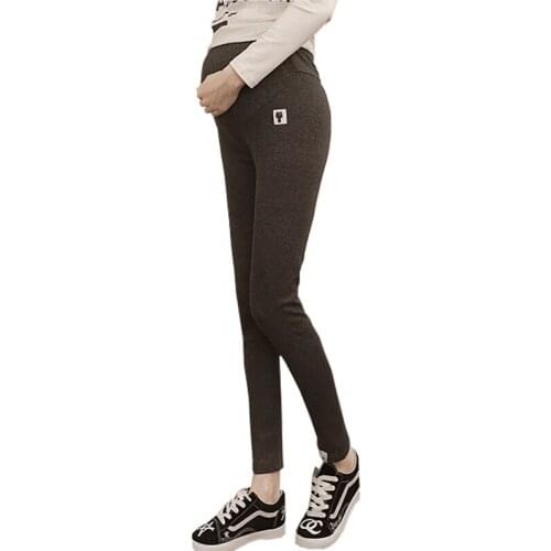 Spring Autumn Maternity Wear High Waist Legging Maternal Clothes Oversize High Elastic Pant Women Maternity Clothes SizeM- 3XL