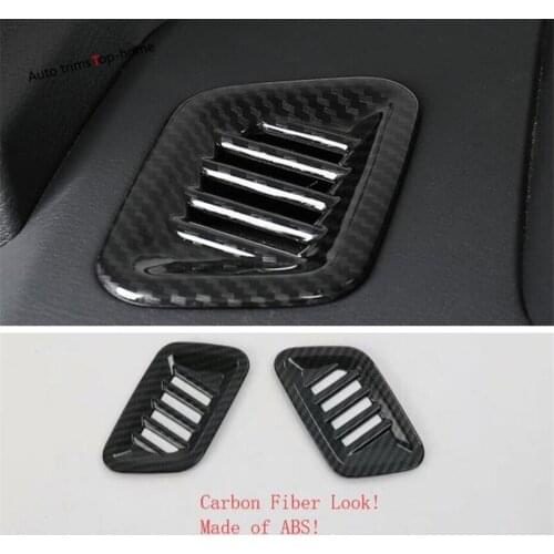 Yimaautotrims Dashboard Side Air Conditioner AC Outlet Vent Cover Trim Fit For Nissan Teana Altima 2019 2020 Interior Mouldings