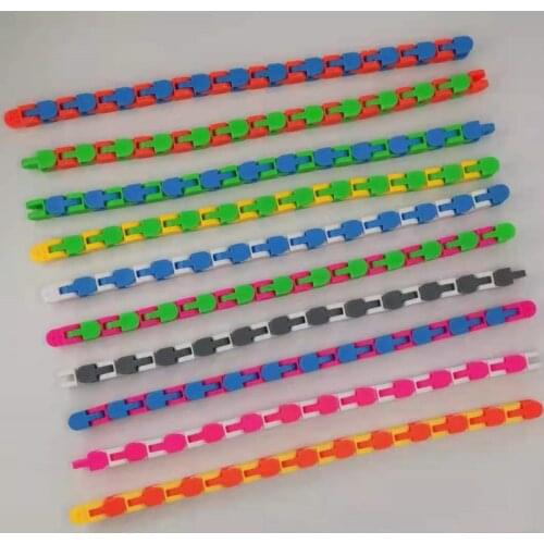 Funny Fidget Chain Anti Stress Toy For Children Kids Adult Bike Chain Fidget Spinner Bracelet Snake Puzzle Educatiaonal Toys