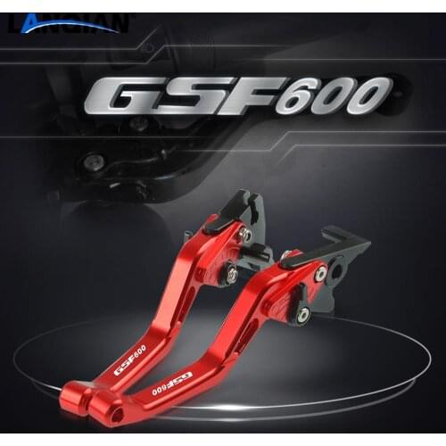 For Suzuki GSF600 S Motorcycle Parts Short Aluminum Adjustable Brake Clutch Levers GSF 600 S GSF 600S BANDIT 1995-2004 2007-2015