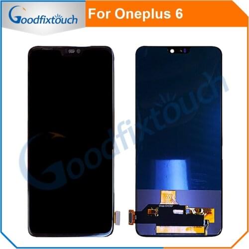 TFT For Oneplus 6 LCD Display Touch Screen Digitizer Assembly LCD For Oneplus6 one plus 6 Screen Repair Parts