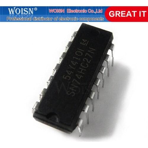 1pcs/lot 74HC27AP SN74HC27N 74HC27 DIP-14 new original free shipping In Stock