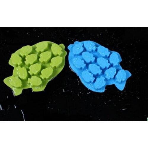 100pcs/lot,12 Holes fish shape Chocolate Mold DIY Silicone Cake Decoration Mold Jelly Ice Baking Mould Chocolate Mold