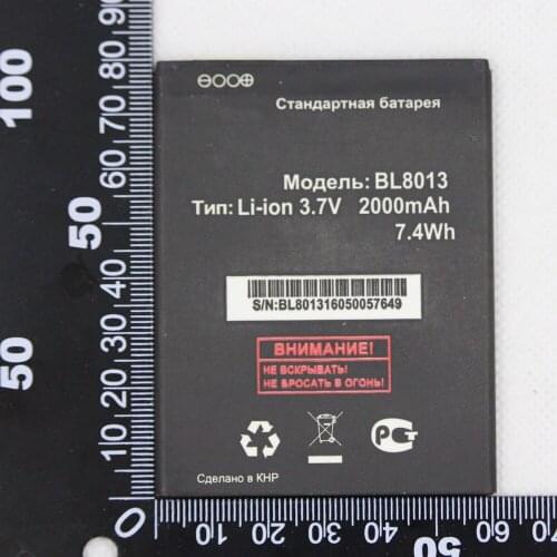 20pcs/lot High Quality BL8013 2000mAh battery For Fly FS506 Cirrus 3 phone battery