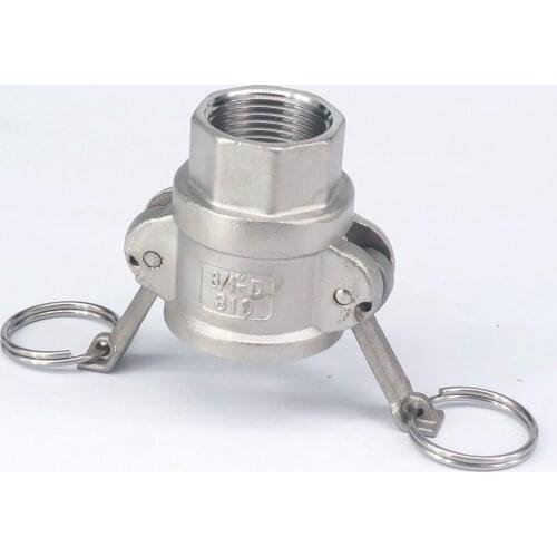 3/4" BSP Female 304 Stainless Steel Type D Socket Quick Fitting Camlock Connector Cam and Groove Coupler Wrench