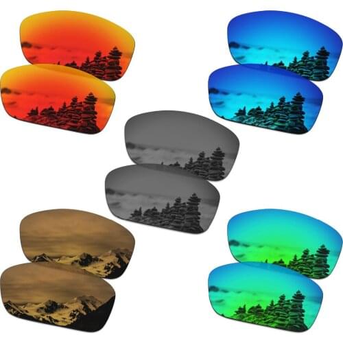 SmartVLT 5 Pairs Polarized Sunglasses Replacement Lenses for Oakley Canteen 2014 - 5 Colors