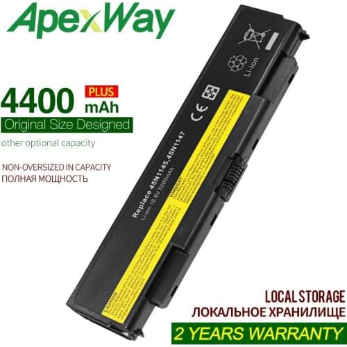 Apexway 10.8V 57WHLaptop Battery T440P for Lenovo ThinkPad T440P T540P W540 45N1144 45N1145 45N1148 45N1149
