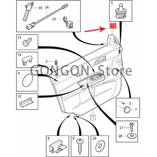 CAR front pillar horn trim cover 2004-2012vol vov50 s40 panel Front door panel Door guard panel Door trim panel