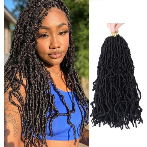 Nu Faux Locs Crochet Hair Goddess Faux Locs Crochet Braids Nu Soft Locs Braiding Hair Pre-Looped Crochet Locs