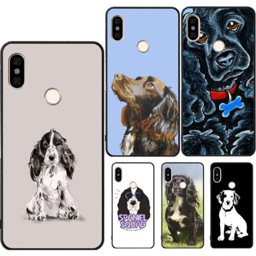 Cartoon Cocker Spaniel For Redmi Note 9S 8T 7 8 9 Pro 9A 9C Case For Mi Note 10 Lite 9T For POCO F2 Pro X3 F1