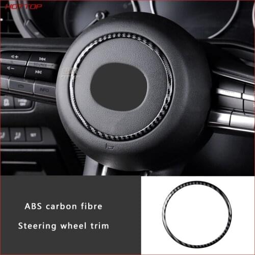 For Mazda 3 Axela 2020 Steering Wheel Decorative Ring Sequins Interior Stickers