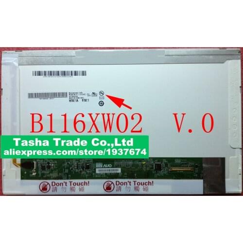 B116XW02 V.0 B116XW02 V0 AU Optronics Laptop LCD Screen Display Slim Panel WXGA HD 1366X768 40pins Original