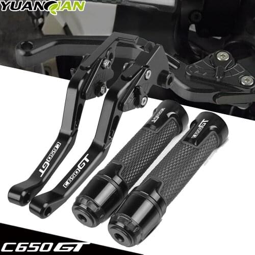 For BMW C650GT C650 GT 2011-2017 2012 2013 2014 15 Motorcycle CNC Aluminium Brake Clutch Levers Handlebar Grip Handle Hand Grips