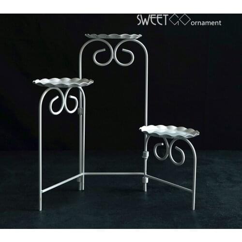 Cupcakes Ladder stand fold able cookies decorating tools for wedding sweet dessert table supplier baker showcase display