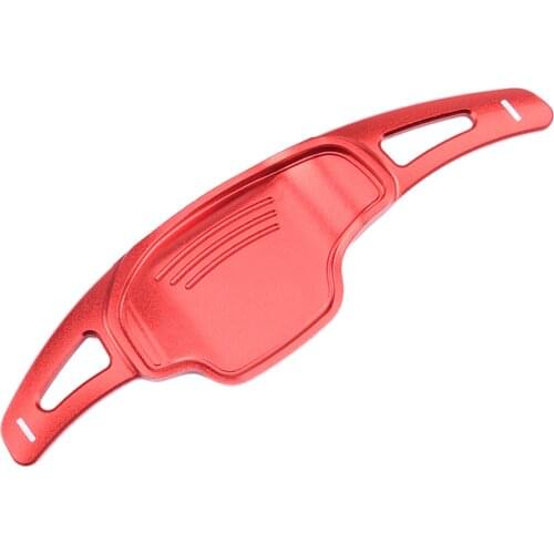 Red Aluminum Alloy Steering Wheel Shifters Shift Paddle Extension Car Fit for Chevrolet Camaro 2012 2013 2014 2015