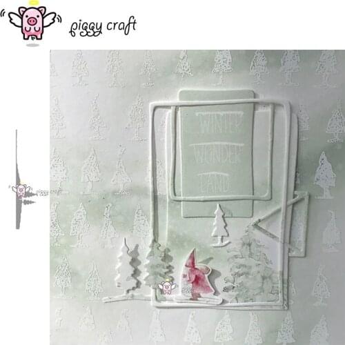 Piggy Craft metal cutting dies cut die mold Various combinations Scrapbook paper craft knife mould blade punch stencils dies