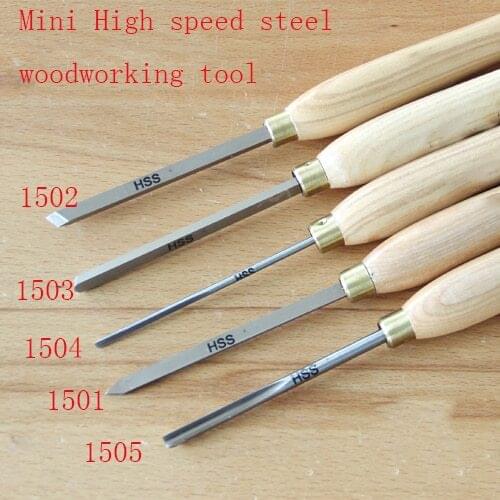 Mini High speed steel woodworking tool,mimi Woodturning Chisel SET