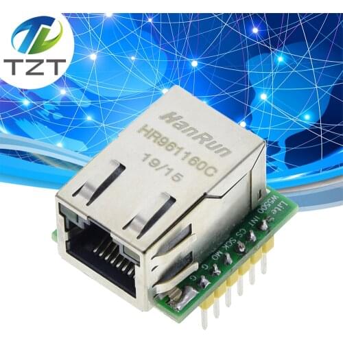 TZT Smart Electronics USR-ES1 W5500 Chip New SPI to LAN/ Ethernet Converter TCP/IP Mod