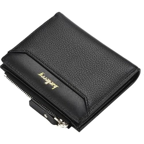 Male Wallet Card Holder Slim Purse Pocket Wallet Clutch Fashion Men Wallets Small Wallet Men Money Purse Coin Bag Zipper Short