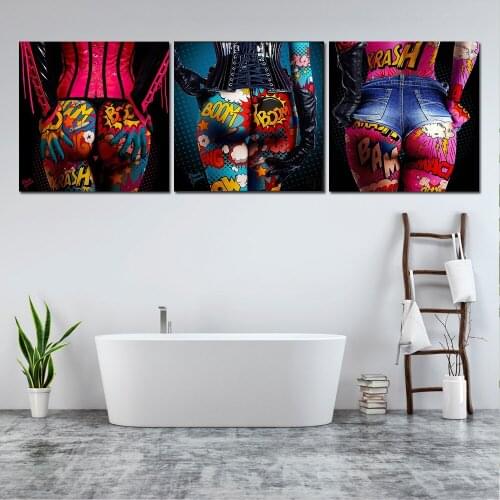 50x50cm Sexy Girl DIY Oil Painting By Numbers HandPainted Body Painting Oil Painting Canvas Colouring Unique Gift Home Decor